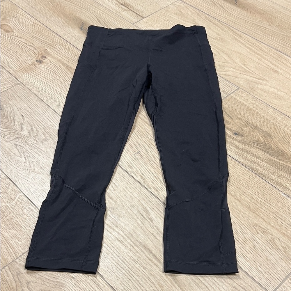 lululemon athletica Pace rivival crop Black Leggings